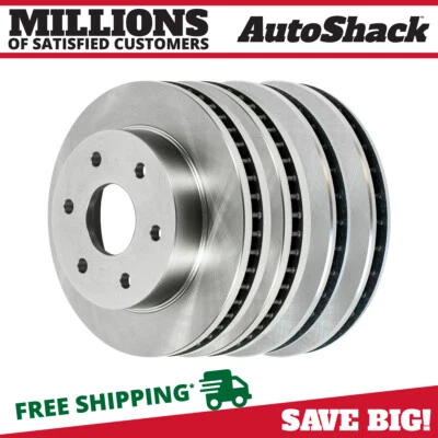 $134.87 • Buy Front & Rear Brake Rotors Set Of 4 For Chevy Express 1500 GMC Savana 1500 Yukon