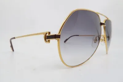 $19.52 • Buy Vintage Gold Plated Cartier Paris Eyeglasses Frames Vendome Laque 62-14 140