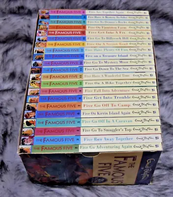 Famous Five Books By Enid Blyton Set Of 21 Paperback Books Book Box Set • £19.99