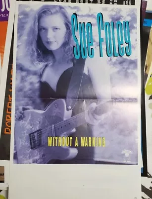 SUE FOLEY      Vintage Promo Poster • $10.99