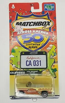 New 2001 Matchbox Across America California 1955 Chevrolet Bel Air • $10.99