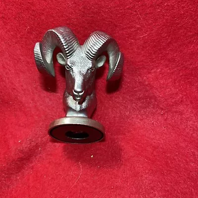 Vintage Metal Dodge Ram's Head Hood Ornament FREE SHIPPING • $85