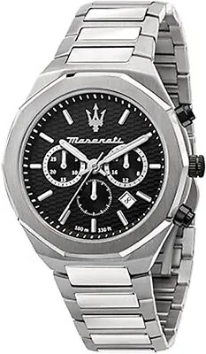 Maserati Stile R8873642004 Men's Quartz Watch Silver Stainless Steel Band NEW • $259.99