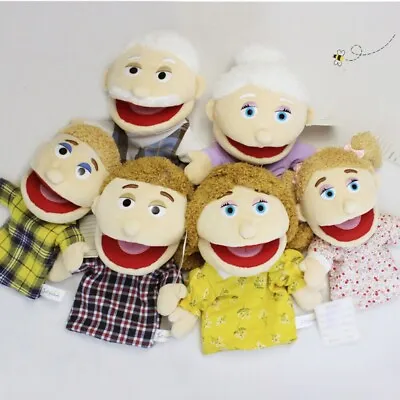 Family Hand Puppet Full Body Muppet Plush Toy Prop Storytelling Gloves Puppet Uk • £9.80