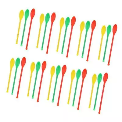 30 Pieces Plastic Medicine Spoon Lab Micro Spatula Spoon   S M L • £6.53