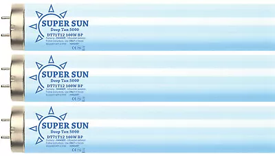 Super Sun Deep Tan 5000 F71 T12 100W Bi-pin Tanning Lamps - Bronzing Bulbs! • $248.40