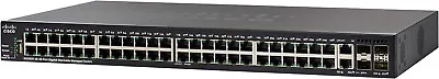 Cisco 350X SG350X-48 50 Port Layer 3 Gigabit Ethernet Switch SG350X-48-K9-EU • $700