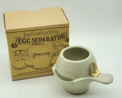 Caves De Bordeaux Pottery Vtg Egg Separator CdB Pottery NIB New Kitchen Gadget • $12.99