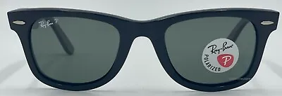 Ray Ban Wayfarer Black Polarized Sunglasses RB2140 901/58 50mm New Authentic • $121.50