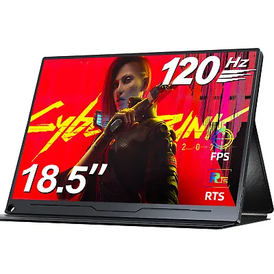 Used | 18.5  120Hz Portable Monitor HDR FreeSync Second Extend Monitor Gaming • $109.99
