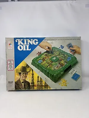 Rare 1974 King Oil Board Game By Milton Bradley Complete In Great Condition • £115.65