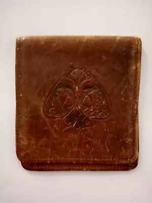 Antique Art Nouveau Leather Wallet G. Washington Coffee Refining Co  N.j. • $25