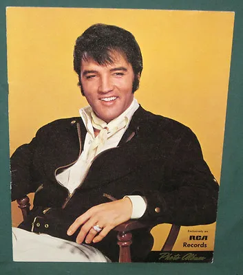 Elvis Presley RCA Records Souvenir Tour Photo Album 1970 Yellow NM  • $26.05