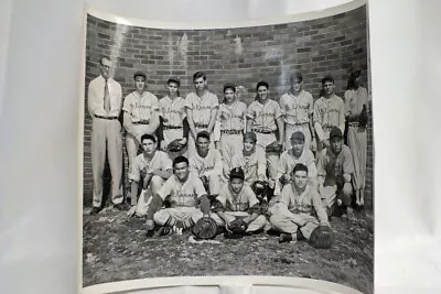 Vintage 1940s 1950s McKinney Texas High School Baseball Team Photo Photograph • $12