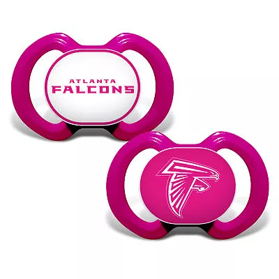Atlanta Falcons - Pink Pacifier 2-Pack • $14.99