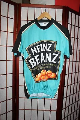 Vintage Team Heinz Beanz Cycling Jersey Shirt . ALY • $53.25