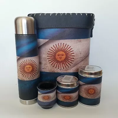 Brand New Kit Yerba Mate Set: Containers Gourd(Cup) Bombilla(Straw) Thermos Bag • $69.90