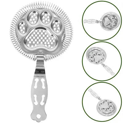 Stainless Steel Cocktail Strainer Fine Mesh Bar Tool • £10.29