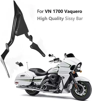 Passenger Sissybar Backrest For Kawasaki Vulcan1700 Vaquero VN1700 Vaquero 10-23 • $269.80