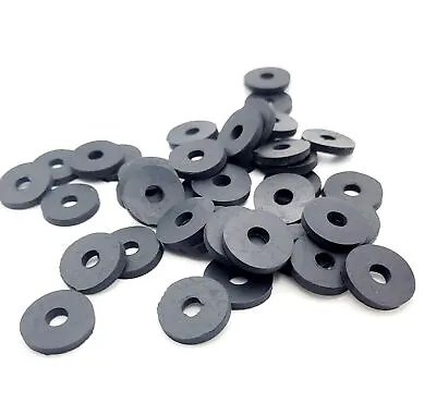1/4  ID Rubber Flat Washers 3/4  OD  1/8  Thick Seals Spacers 1/4 X 3/4 X 1/8 • $13.95