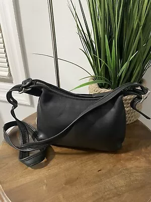 COACH LEGACY Vintage Crossbody Black Leather Shoulder Bag Handbag Purse 9136 • $65