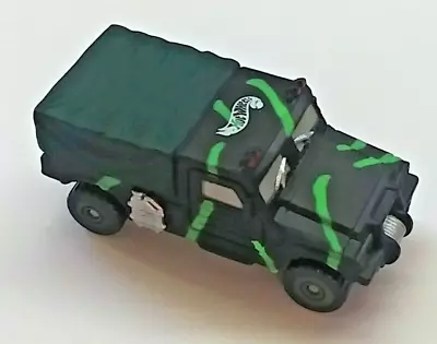 Hot Wheels Micro Black & Green Version Of Military Hummer / Humvee Truck. • $7.99