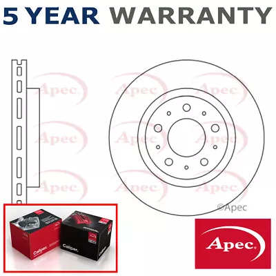 Apec Front Brake Disc Fits Volvo V70 850 C70 S70 960 V90 S90 91407593 • $52.51