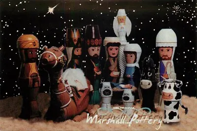 Postcard Set Of Toys Made From Clay Pots Marshall Pottery Marshall Texas TX • $4.95