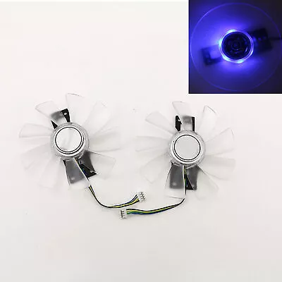 LED Light Cooling Fan Replacement For Sapphire R9 380X/R9 380 Graphics Card • $37.73