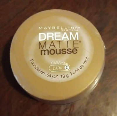 Maybelline Dream Matte Mousse .64oz./18oz. Caramel Dark 2 (X4/14) • $15