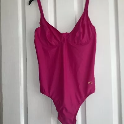 Naturana Pink One Piece Swimming Costume Nwt • £9.50
