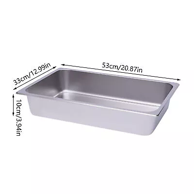 6 PACK Full Size 4  Deep Steam Table Food Pan Commercial Tray Stainless Steel • $54