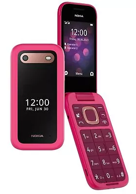 Nokia 2660 Flip 4G With Dual SIM Dual Screen Inbuilt MP3 Player & Wireless FM • $95.89