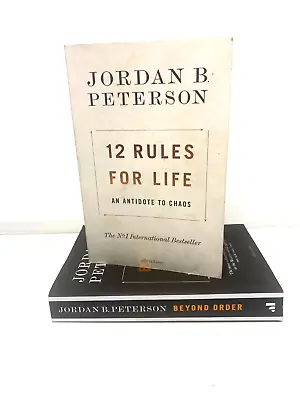 $29.99 • Buy Jordan B. Peterson Lot Of 2 Books 12 Rules For Life + Beyond Order P/b Free Post