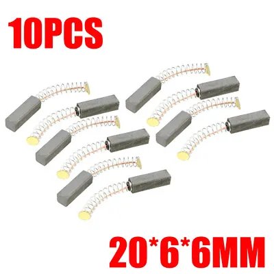 Carbon Brushes For Electric Motors 20mm X 6mm X 6mm Replacement Part 10 PCS USA • $9.58