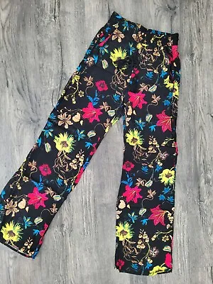 H&M Wide Leg High Rise Floral Dress Pants Size US 2 Small • $2.85