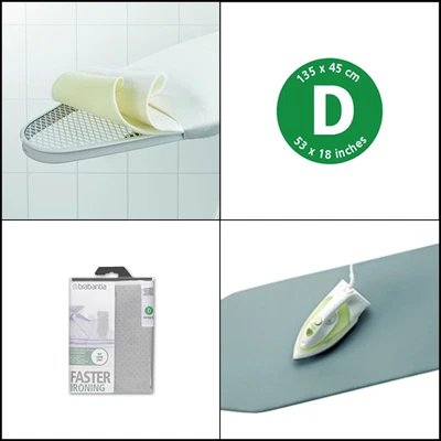 £23.16 • Buy Brabantia 135 X 45 Cm Size D Metalised Cotton Ironing Board Cover Best UK