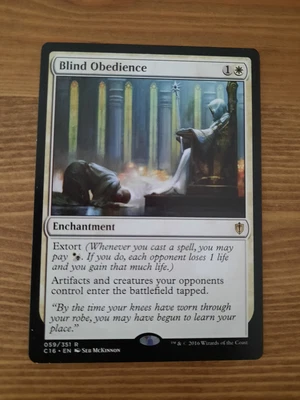 £6.99 • Buy Magic Gathering MTG - Blind Obedience - Commander C16 - Ex