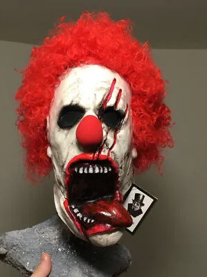 $59.95 • Buy Zombie Clown V2 Creepy Mask Horror Scary Halloween Mask Wasco Clown Mask