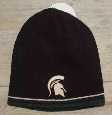 Michigan State Spartans MSU Dual Logo Cuffless Winter Knit Beanie Hat Cap Men's • $16.14