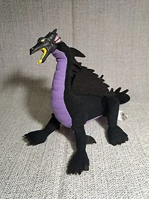 Disney Sleeping Beauty Villain Maleficent Black Dragon Plush Vinil Head • $20