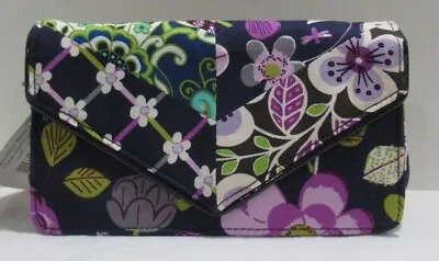 Vera Bradley ENVELOPE WALLET Small Purse FLORAL NIGHTINGALE • $45.94