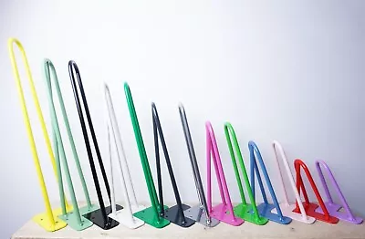 Hairpin Legs Set Of 4 Legs - FREE Screws - 6 INCH - 40 INCH - Handmade In UK!!! • £34.95