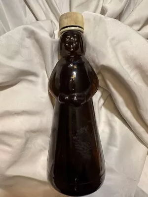 Vintage Mrs. Butterworth Brown Glass Syrup Bottle • $10