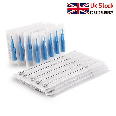 20x Tattoo Needles + 20 Disposable Tattoo Nozzle Tips Needle Tube Mixed Set New • £5.32