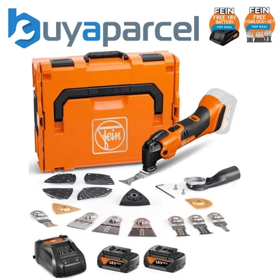 £339.99 • Buy Fein AMM 500 Plus AS 18V AMPShare BL Multimaster + 31PC + ProCore 2x Batteries 