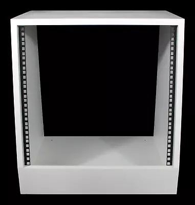 £110 • Buy White 10u Angled 19  Inch Wooden Rack Unit/case/cabinet For Studio/DJ/recording