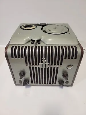 Webster Chicargo Wire Recorder Model 81-1 AMA 375 W/ Microphone/ 2 Spools • $199