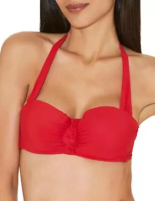 Aubade Ocean Bow Bikini Top Underwired Strapless Top ER06 Womens Swimwear • £16.40