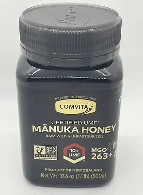 Comvita Manuka Honey UMF 10+ MGO 263+ 17.6 Oz (1.1 Lbs) **SEALED** Exp 4/2024 • $39.95